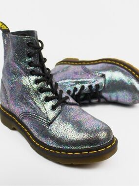 Doc Martens Iridescent Crackle Boots
